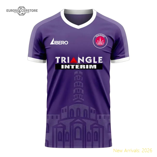 Toulouse 2025-2026 Home Concept Football Kit (Libero)-Vantage Point Soccer